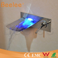 New Style LED Waterfall Single Lever Handle Bathtub in-Wall Water Tap Mixer Powered by Water Pressure Qh0500wsf